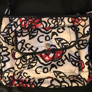 Coach poppy cross body purse